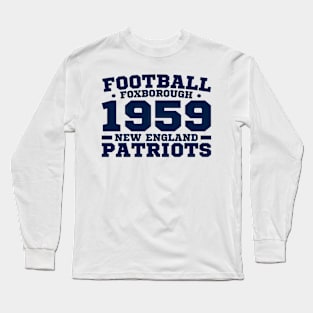 Football Foxborough 1959 New England Patriots Long Sleeve T-Shirt